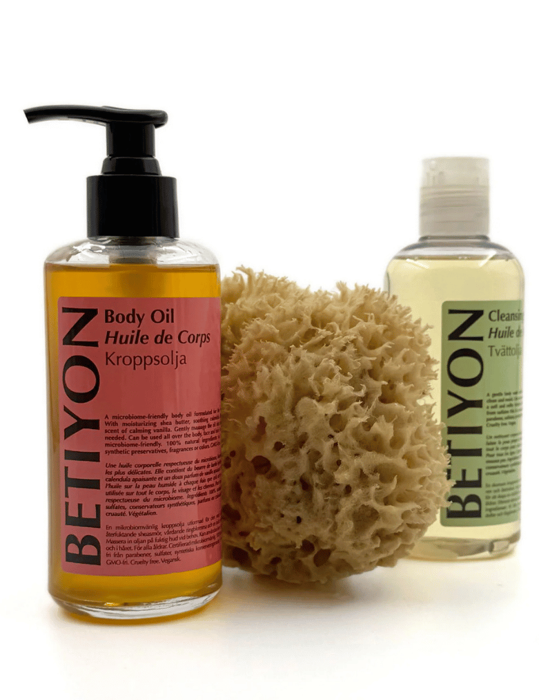 Body Oil, Cleansing Oil + Sea Sponge
