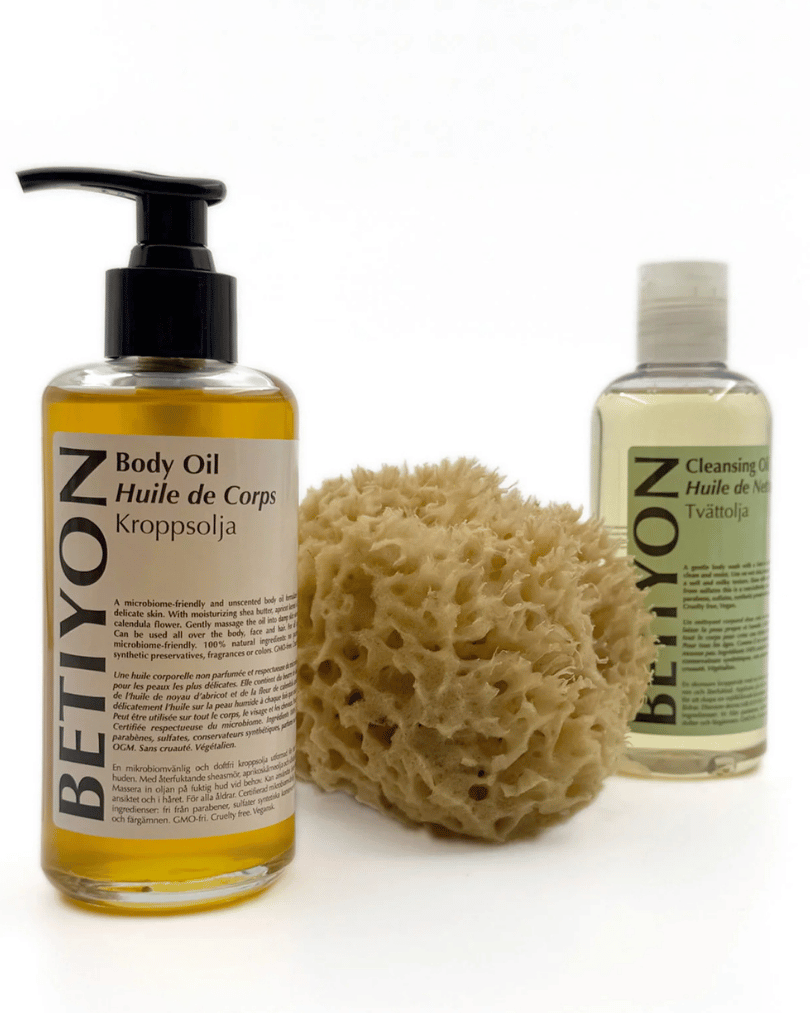 Body Oil, Cleansing Oil + Sea Sponge